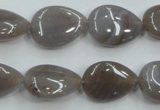 CAB957 15.5 inches 13*18mm flat teardrop ocean agate gemstone beads