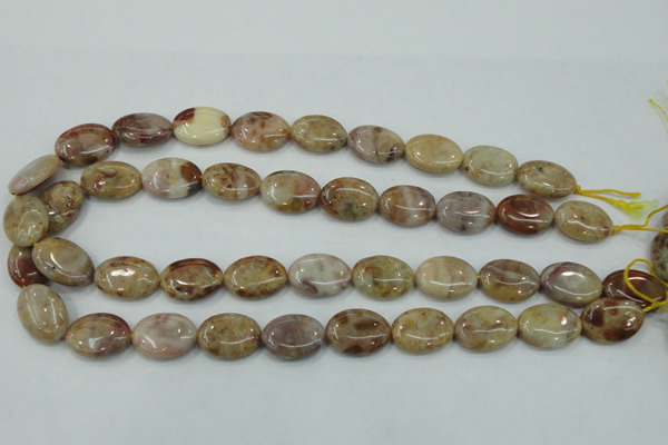 CAB976 15.5 inches 13*18mm oval Morocco agate beads wholesale