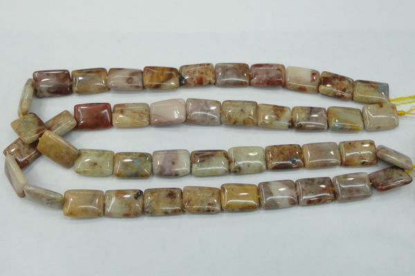 CAB978 15.5 inches 13*18mm rectangle Morocco agate beads wholesale