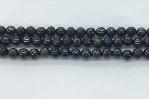 CAE122 15.5 inches 8mm round AB-color astrophyllite beads wholesale