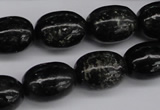 CAE17 15.5 inches 13*18mm egg-shaped astrophyllite beads wholesale