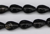 CAE21 15.5 inches 10*14mm teardrop astrophyllite beads wholesale