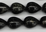 CAE23 15.5 inches 15*20mm teardrop astrophyllite beads wholesale