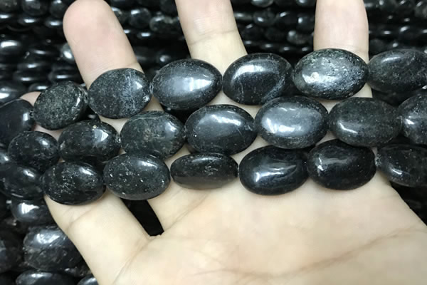 CAE300 15.5 inches 13*18mm oval astrophyllite beads wholesale