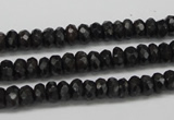 CAE31 15.5 inches 4*6mm faceted rondelle astrophyllite beads wholesale