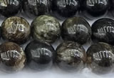 CAE311 15 inches 8mm round astrophyllite gemstone beads