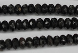 CAE32 15.5 inches 4*8mm faceted rondelle astrophyllite beads wholesale