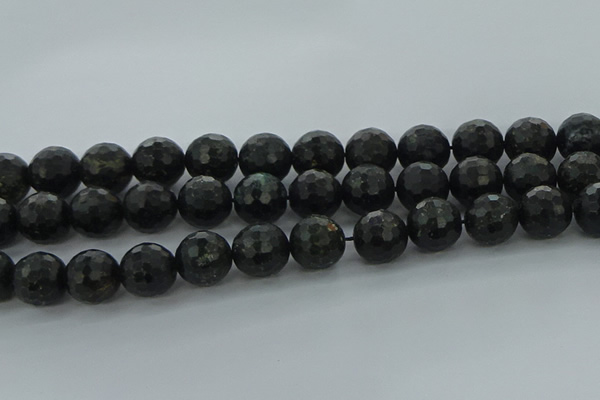 CAE40 15.5 inches 16mm faceted round astrophyllite beads wholesale