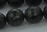 CAE41 15.5 inches 18mm faceted round astrophyllite beads wholesale