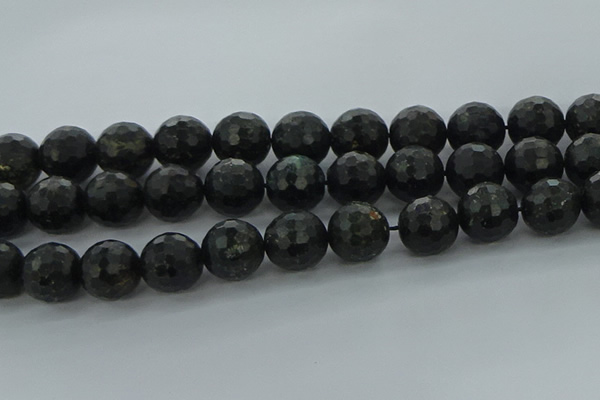 CAE41 15.5 inches 18mm faceted round astrophyllite beads wholesale