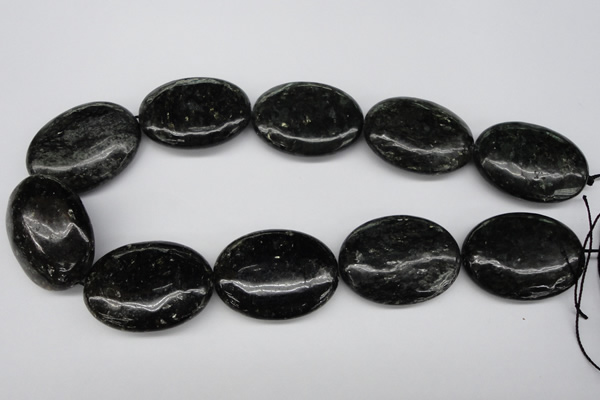 CAE63 15.5 inches 30*40mm oval astrophyllite beads wholesale