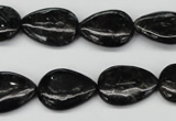 CAE68 15.5 inches 13*18mm flat teardrop astrophyllite beads wholesale