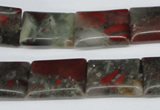 CAF01 15.5 inches 13*18mm rectangle African bloodstone beads