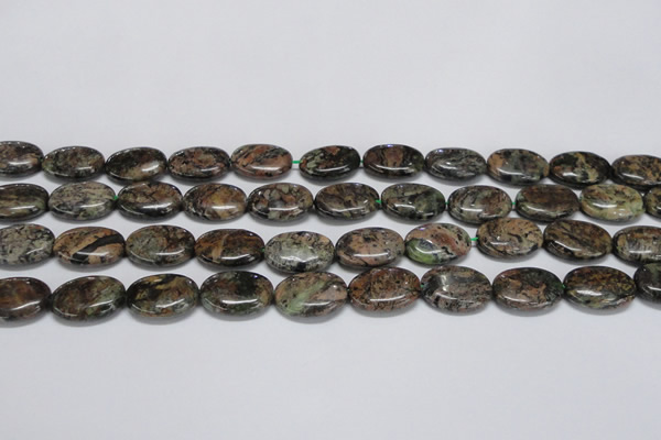 CAF125 15.5 inches 10*14mm oval Africa stone beads wholesale