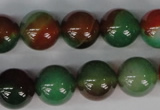 CAG1003 15.5 inches 14mm round rainbow agate beads wholesale