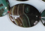 CAG1027 15.5 inches 30*40mm oval rainbow agate beads