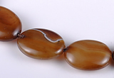 CAG154 15*20mm oval madagascar agate gemstone beads Wholesale