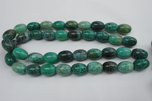 CAG1621 15.5 inches 15*20mm egg-shaped peafowl agate gemstone beads