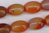 CAG1647 15.5 inches 15*20mm rice red agate gemstone beads