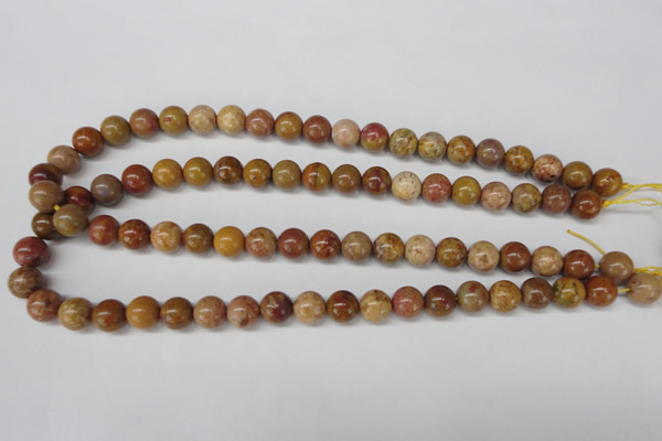 CAG1744 15.5 inches 10mm round golden agate beads wholesale