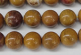 CAG1745 15.5 inches 12mm round golden agate beads wholesale