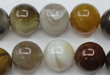 CAG1826 15.5 inches 16mm round Chinese botswana agate beads