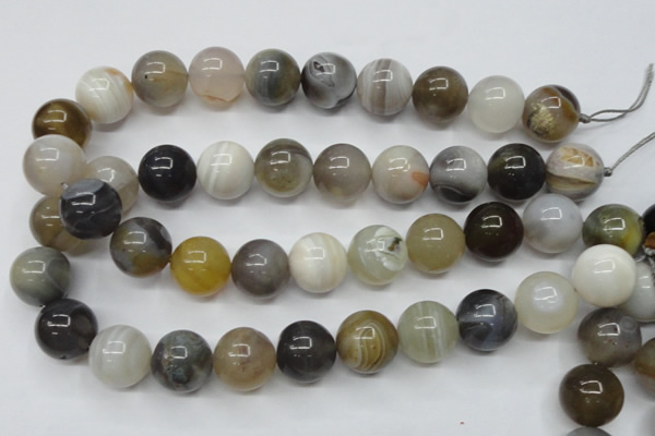 CAG1827 15.5 inches 18mm round Chinese botswana agate beads