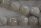 CAG1900 15.5 inches 16mm round grey agate beads wholesale