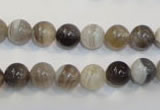 CAG2412 15.5 inches 8mm round Chinese botswana agate beads