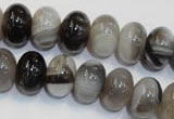 CAG2432 15.5 inches 10*14mm rondelle Chinese botswana agate beads