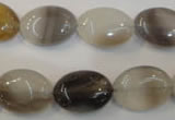 CAG2444 15.5 inches 13*18mm oval Chinese botswana agate beads