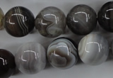 CAG3686 15.5 inches 16mm round botswana agate beads wholesale