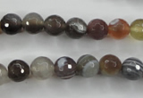 CAG3692 15.5 inches 8mm faceted round botswana agate beads wholesale