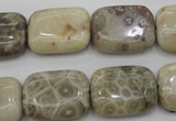 CAG3893 15.5 inches 15*20mm rectangle chrysanthemum agate beads