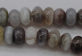 CAG3988 15.5 inches 5*8mm rondelle botswana agate gemstone beads