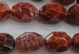 CAG4178 15.5 inches 15*20mm faceted nuggets natural fire agate beads