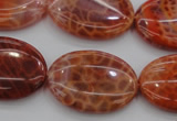 CAG4217 15.5 inches 22*30mm oval natural fire agate beads