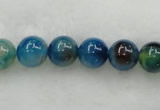 CAG423 15.5 inches 12mm round blue agate beads Wholesale