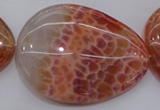 CAG4234 15.5 inches 35*48mm - 37*53mm freeform natural fire agate beads