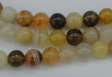 CAG4322 15.5 inches 8mm round botswana agate gemstone beads