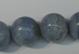 CAG4377 15.5 inches 20mm round dyed blue lace agate beads