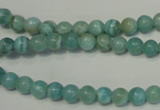 CAG4401 15.5 inches 6mm round dyed blue lace agate beads