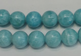 CAG4403 15.5 inches 10mm round dyed blue lace agate beads