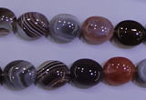 CAG4451 15.5 inches 10*12mm oval botswana agate beads wholesale