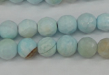 CAG4485 15.5 inches 6mm faceted round agate beads wholesale