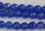 CAG4488 15.5 inches 6mm faceted round agate beads wholesale