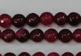 CAG4489 15.5 inches 6mm faceted round agate beads wholesale