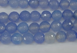 CAG4505 15.5 inches 8mm faceted round agate beads wholesale