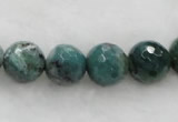 CAG453 15.5 inches 14mm faceted round agate beads Wholesale