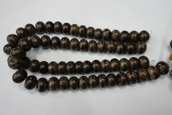 CAG4594 15.5 inches 12*16mm rondelle agate beads wholesale